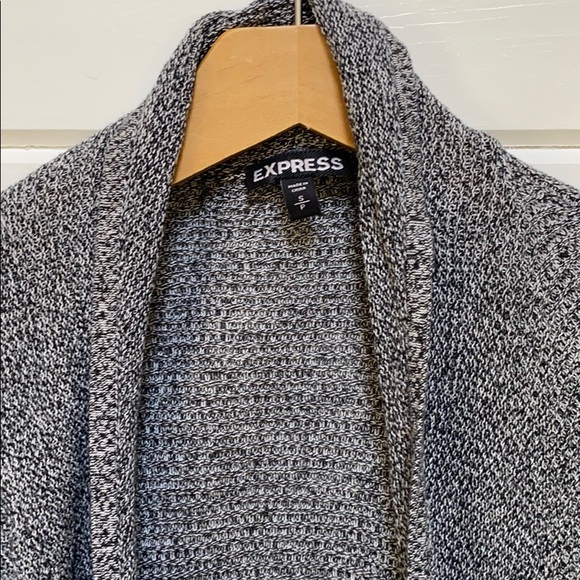 Express Ruffle Open Cardigan Sweater - Picture 4 of 4